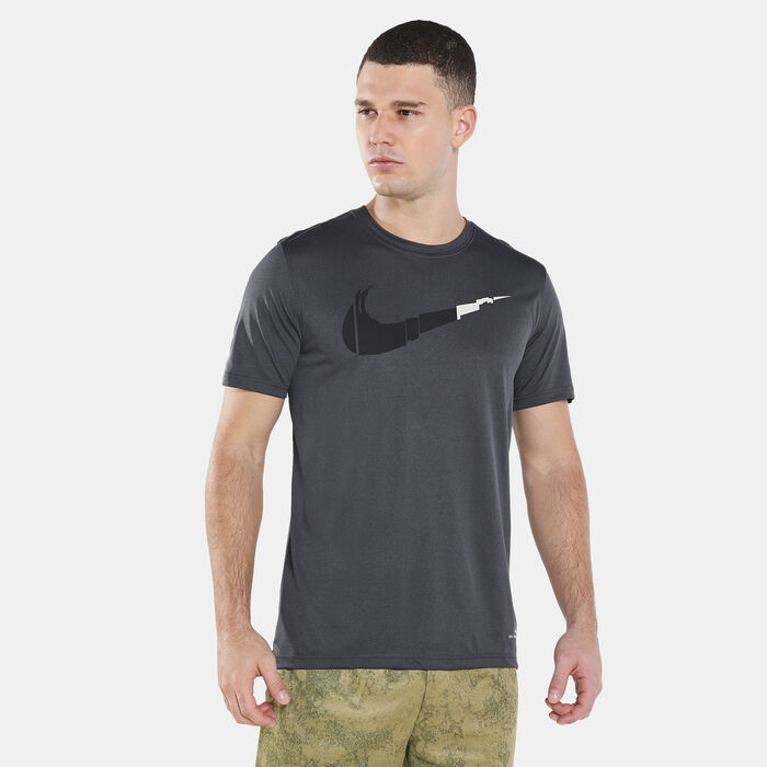 Nike Men's Dri-FIT Training T-Shirt Black Nike Men's Dri-FIT Training T-Shirt Black image number 0