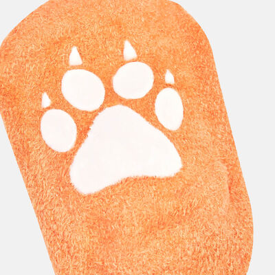 Nike Kids' NHN Basic No Show Socks (3 Pack) Orange