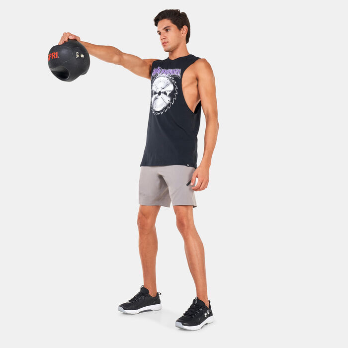 Under Armour Men's Project Rock Blade Tank Top Black Under Armour Men's Project Rock Blade Tank Top Black image number 2