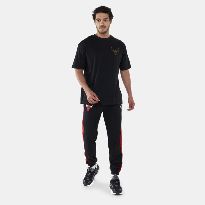 New Era Men's NBA Chicago Bulls T-Shirt Black New Era Men's NBA Chicago Bulls T-Shirt Black image number 2