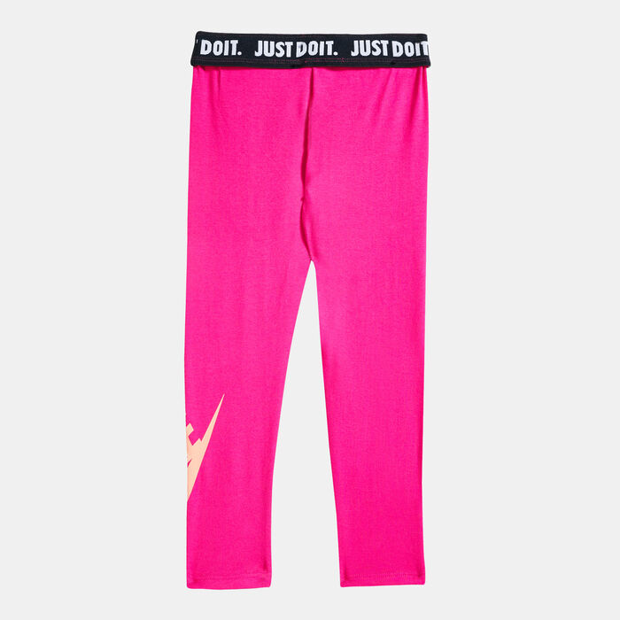 Nike Kids' Leg-A-See Leggings (Baby and Toddler) Pink Nike Kids' Leg-A-See Leggings (Baby and Toddler) Pink image number 1