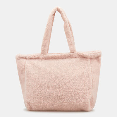 PUMA Women's Core Sherpa Tote Bag Pink PUMA Women's Core Sherpa Tote Bag Pink