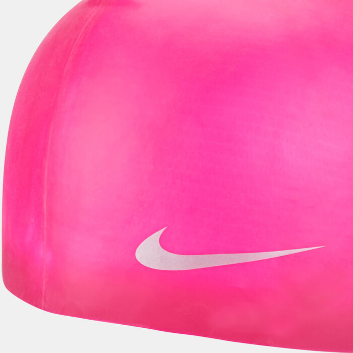 Nike Swim Kids' Silicone Swimming Cap Pink Nike Swim Kids' Silicone Swimming Cap Pink image number 2