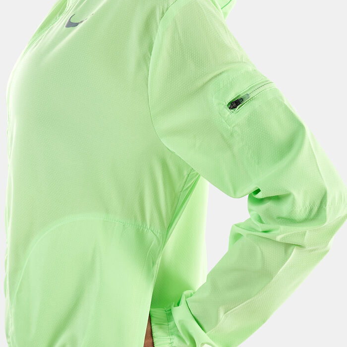 Nike Women's Running Jacket Green image number 3
