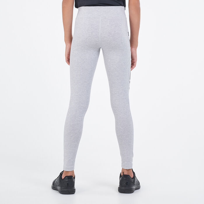 Under Armour Kids' SportStyle Branded Leggings Grey image number 1