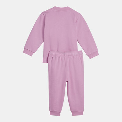 PUMA Kids' Minicats Squad Jacket and Joggers Set Pink