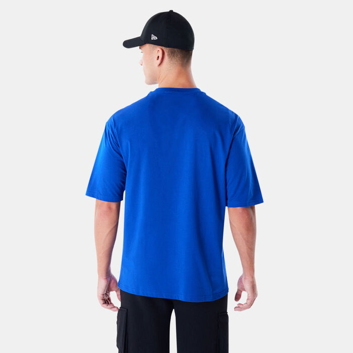 New Era Men's NBA Denver Nuggets Script T-Shirt Blue image number 1