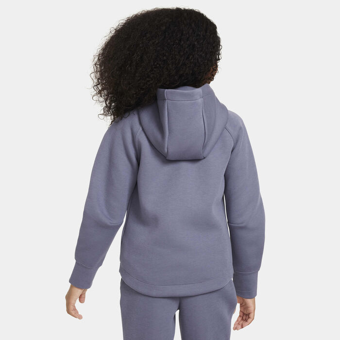 Nike Kids' Sportswear Tech Fleece Full-Zip Hoodie Blue image number 1