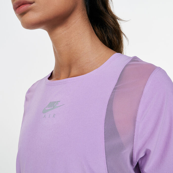 Nike Women's Air T-Shirt Purple Nike Women's Air T-Shirt Purple image number 3