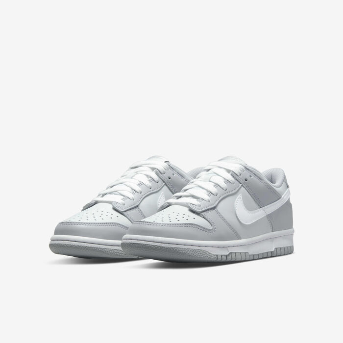 Nike Kids' Dunk Low Shoes Grey Nike Kids' Dunk Low Shoes Grey image number 4