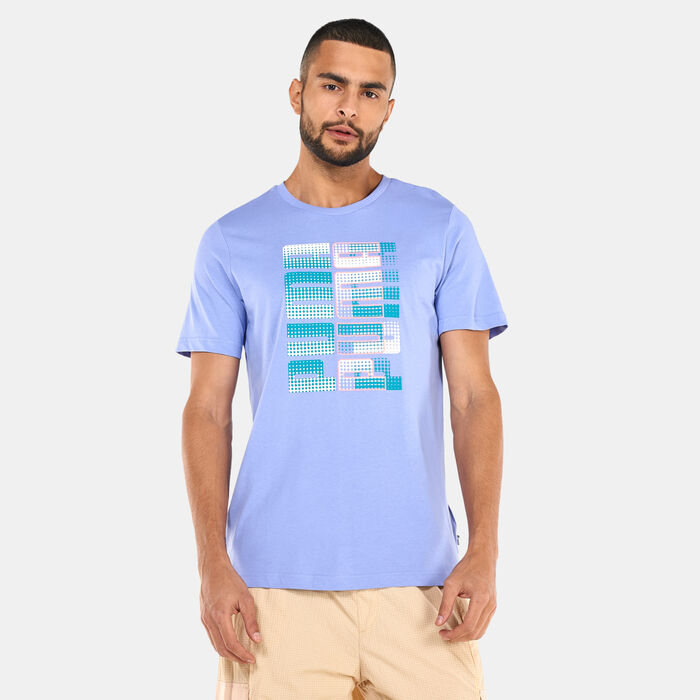 PUMA Men's Clash Graphic T-Shirt Blue PUMA Men's Clash Graphic T-Shirt Blue image number 0