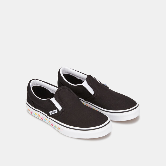 Vans Kids' Classic Slip-On Shoe Black Vans Kids' Classic Slip-On Shoe Black image number 1