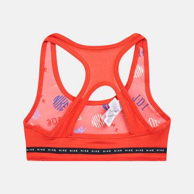 Nike Kids' Dri-FIT Swoosh Reversible Sports Bra Red
