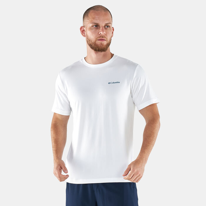 Columbia Men's Tech Trail™ Graphic T-Shirt White Columbia Men's Tech Trail™ Graphic T-Shirt White image number 0