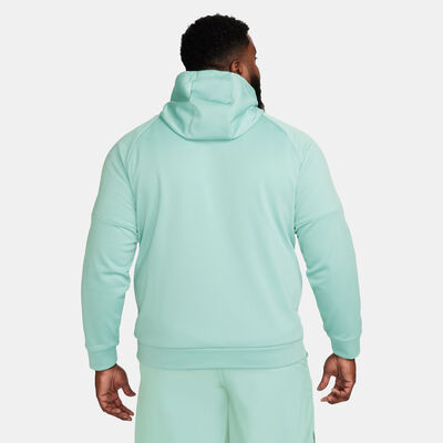 Nike Men's Therma-FIT Swoosh Pullover Fitness Hoodie Green Nike Men's Therma-FIT Swoosh Pullover Fitness Hoodie Green