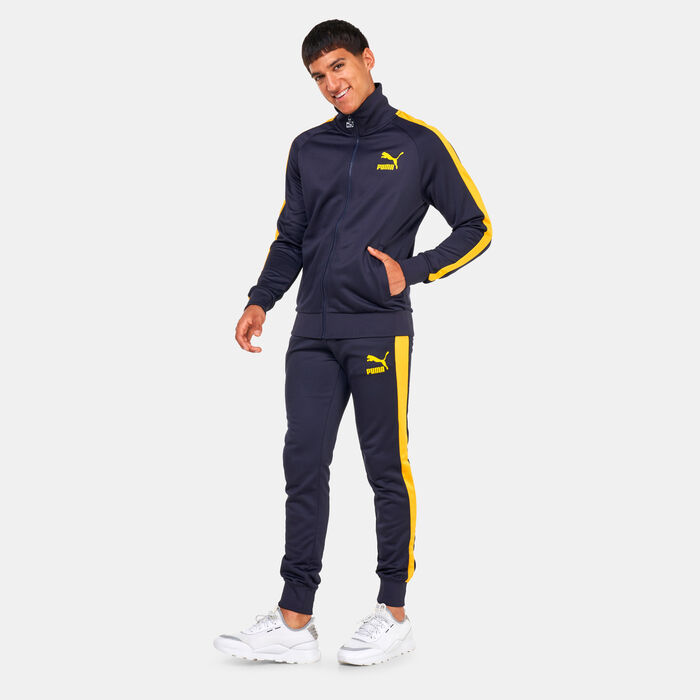 PUMA Men's Iconic T7 Track Jacket Black PUMA Men's Iconic T7 Track Jacket Black image number 2