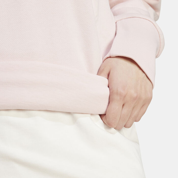 adidas Women's All SZN French Terry Hoodie Pink image number 3