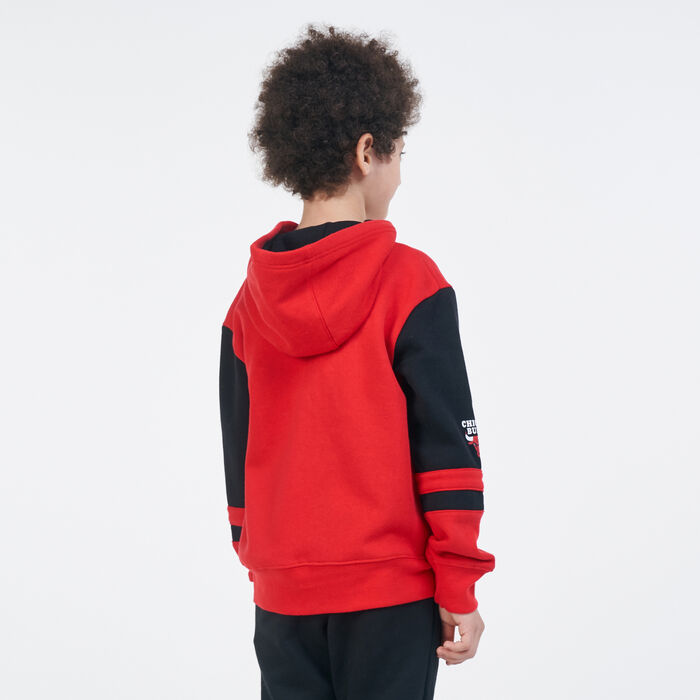 Nike Kids' NBA Chicago Bulls Hoodie Red Nike Kids' NBA Chicago Bulls Hoodie Red image number 1