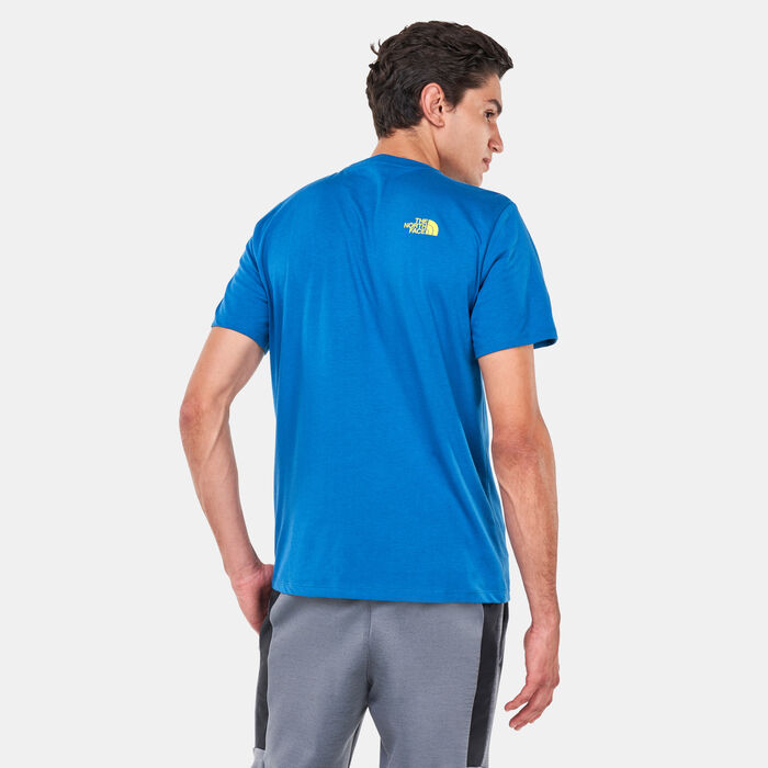 The North Face Men's Foundation Graphic T-Shirt Blue The North Face Men's Foundation Graphic T-Shirt Blue image number 1