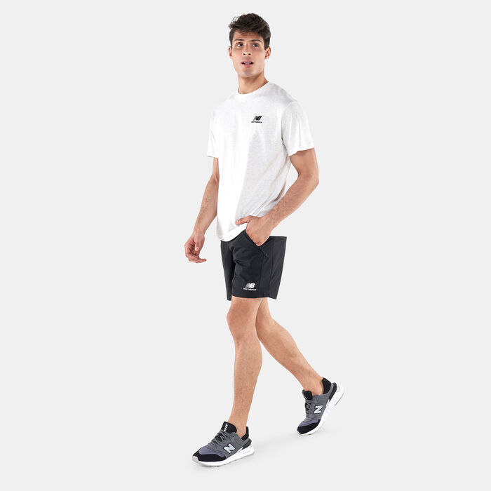 New Balance Men's Uni-ssentials Cotton T-Shirt Grey New Balance Men's Uni-ssentials Cotton T-Shirt Grey image number 2