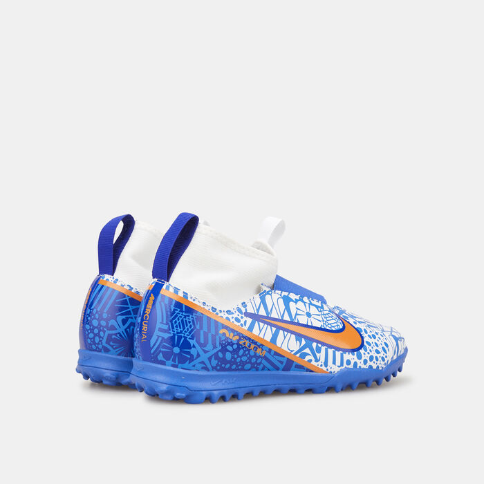 Nike Kids' Zoom Mercurial Superfly 9 Academy CR7 TF Football Shoe (Younger Kids) Blue image number 2