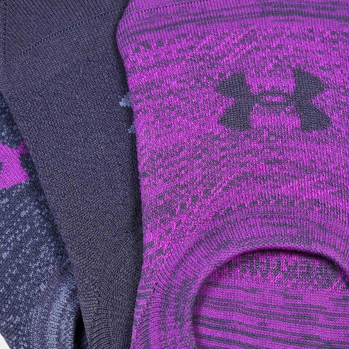 Under Armour Women's UA Breathe Lite Ultra Low Liner Socks (3 Pack) Purple Under Armour Women's UA Breathe Lite Ultra Low Liner Socks (3 Pack) Purple image number 1