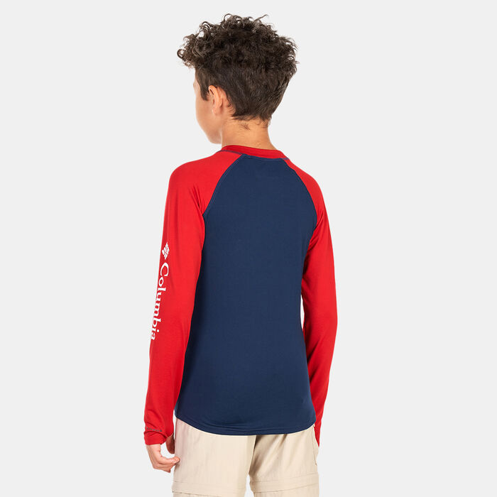Columbia Kids' Sandy Shores™ Sunguard Long Sleeve T-Shirt Blue image number 1