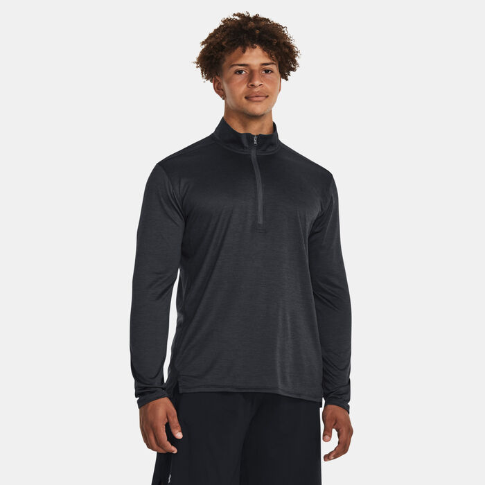 Under Armour Men's UA Tech Vent 1/2-Zip Training Top Black Under Armour Men's UA Tech Vent 1/2-Zip Training Top Black image number 0