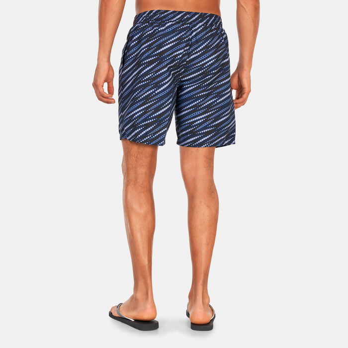 Speedo Men's Printed Leisure 18-Inches Swim Shorts Blue Speedo Men's Printed Leisure 18-Inches Swim Shorts Blue image number 1