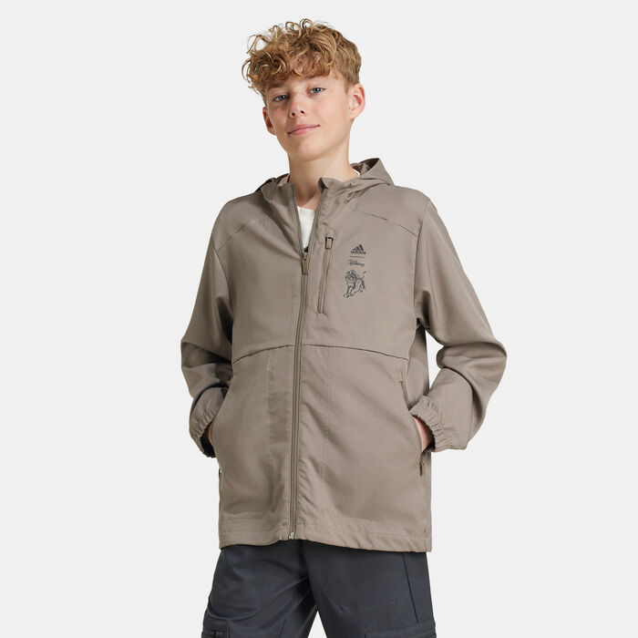 adidas Kids' Disney Lion King Track Jacket Beige adidas Kids' Disney Lion King Track Jacket Beige image number 0