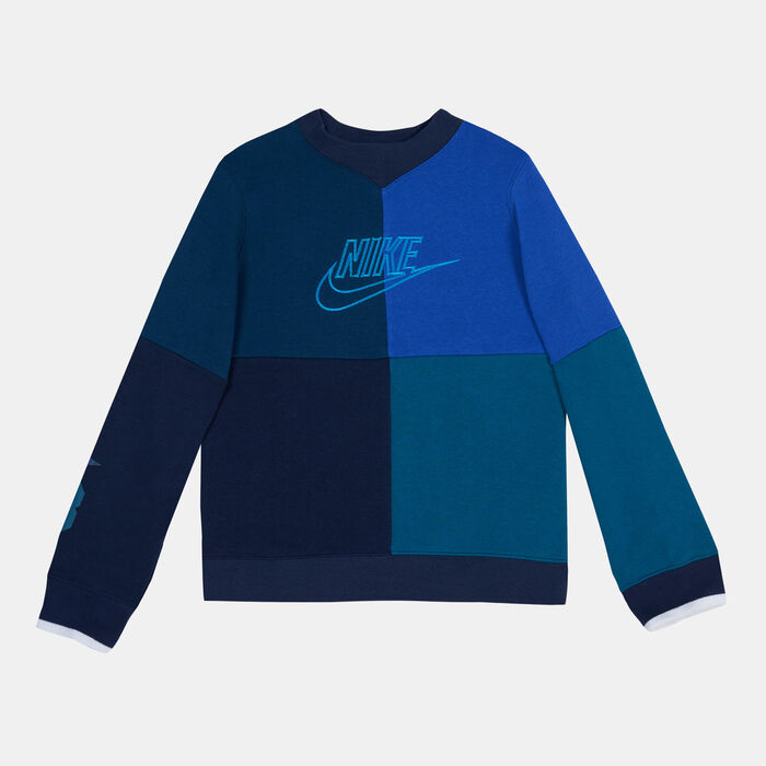 Nike Kids' Sportswear Amplify Sweatshirt (Older Kids) Blue Nike Kids' Sportswear Amplify Sweatshirt (Older Kids) Blue image number 0