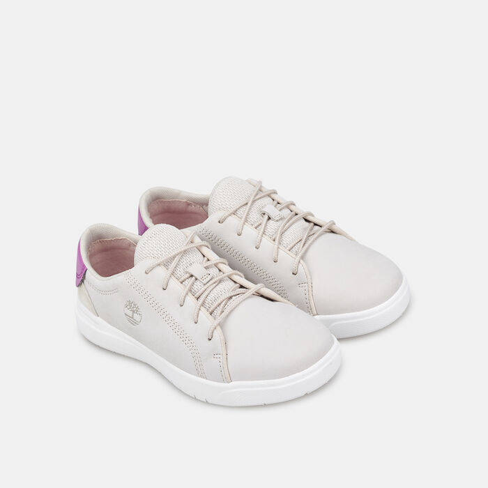 Timberland Kids' Seneca Bay Leather Oxford Shoe White Timberland Kids' Seneca Bay Leather Oxford Shoe White image number 1