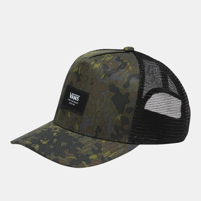 Vans Men's Off The Wall Curved Bill Trucker Cap Green Vans Men's Off The Wall Curved Bill Trucker Cap Green image number 0