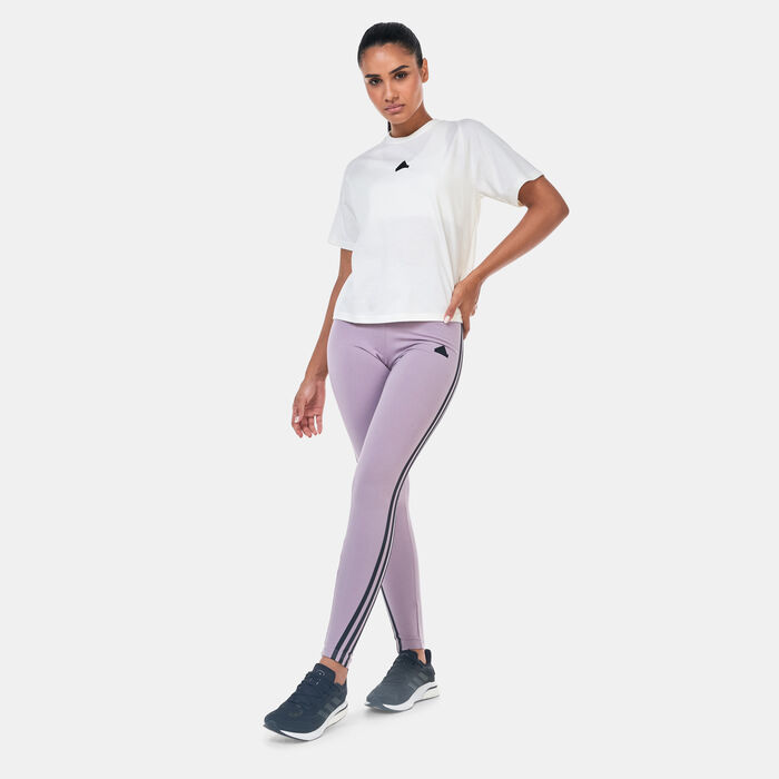 adidas Women's Z.N.E. T-Shirt White image number 2