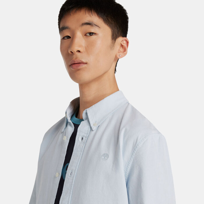 Timberland Men's Oxford Shirt Blue Timberland Men's Oxford Shirt Blue image number 3