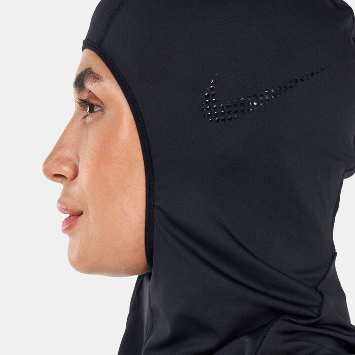 Nike Women's Pro Hijab Black Nike Women's Pro Hijab Black image number 1