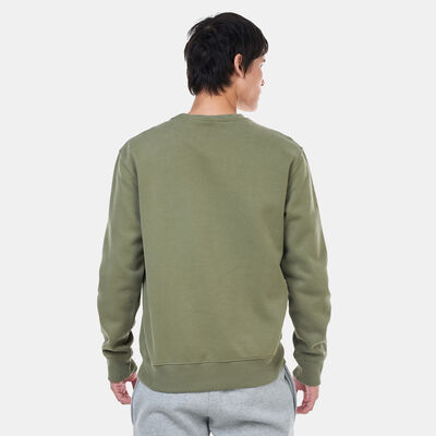 Timberland Men's Elevated Brand Carrier Crew Sweatshirt Green Timberland Men's Elevated Brand Carrier Crew Sweatshirt Green