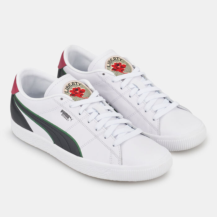 PUMA Women's x LIBERTY Basket VTG Shoe White PUMA Women's x LIBERTY Basket VTG Shoe White image number 1