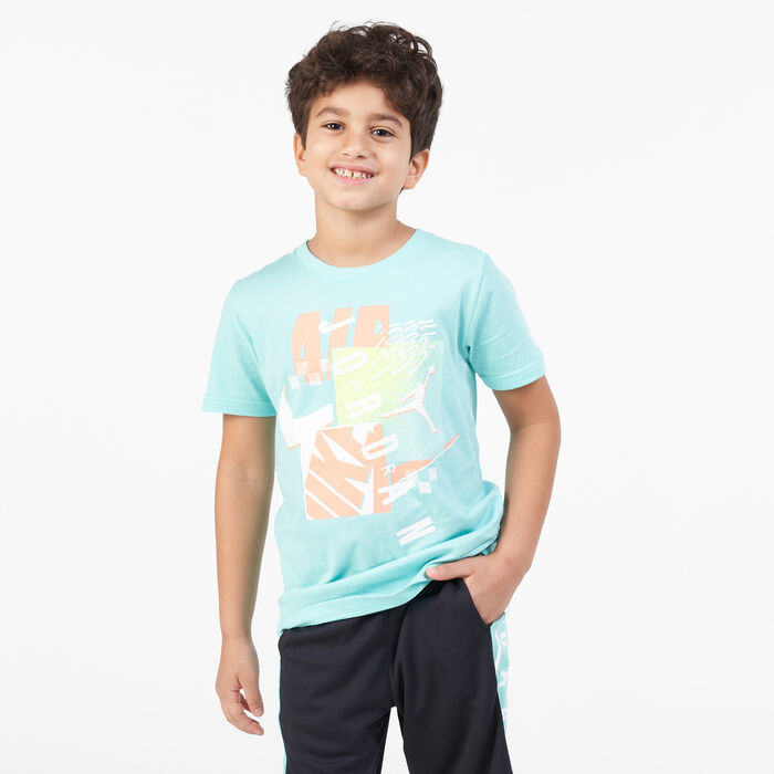Nike Kids' Post Up T-Shirt Green Nike Kids' Post Up T-Shirt Green image number 0
