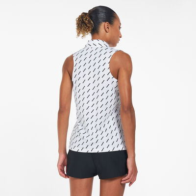 Nike Golf Women's Dri-FIT Victory Sleeveless Polo Shirt White Nike Golf Women's Dri-FIT Victory Sleeveless Polo Shirt White
