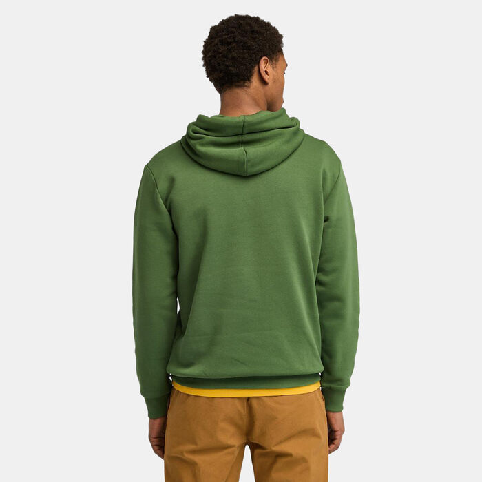 Timberland Men's Embroidery Tonal Hoodie Green Timberland Men's Embroidery Tonal Hoodie Green image number 1