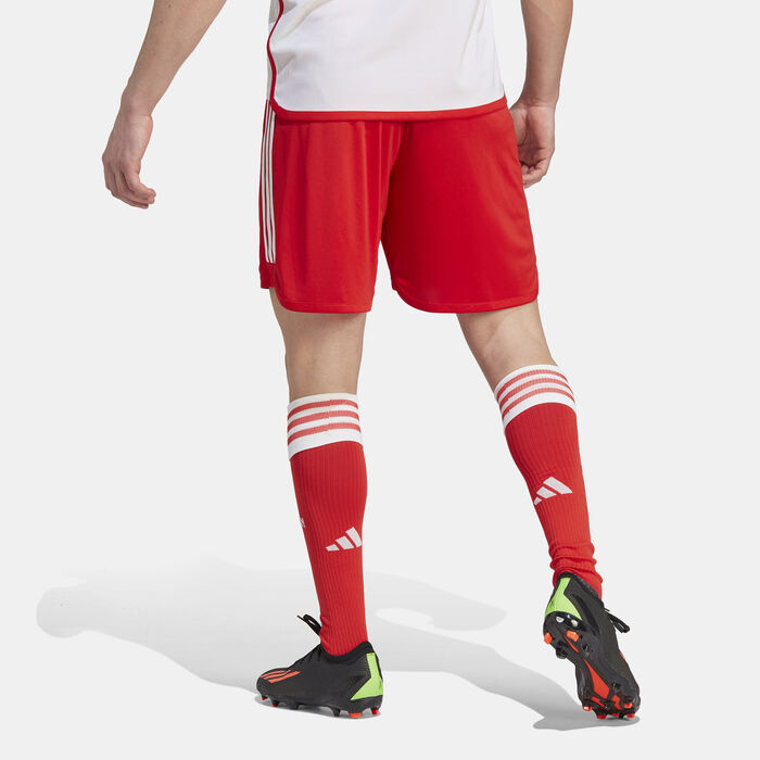 adidas Men's FC Bayern Munich Home Shorts - 2023/24 Red adidas Men's FC Bayern Munich Home Shorts - 2023/24 Red image number 1