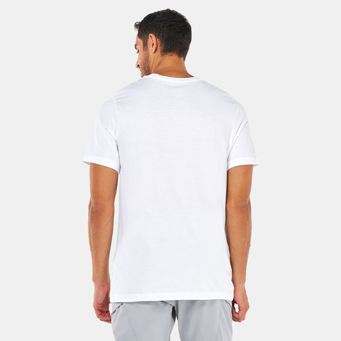 Nike Men's Paris Saint-Germain Crest Soccer T-Shirt White Nike Men's Paris Saint-Germain Crest Soccer T-Shirt White image number 1
