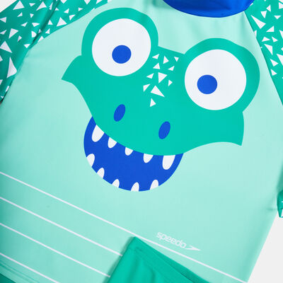 Speedo Kids' Sea Squad Swimming Top & Shorts Set (Baby & Toddler) Green