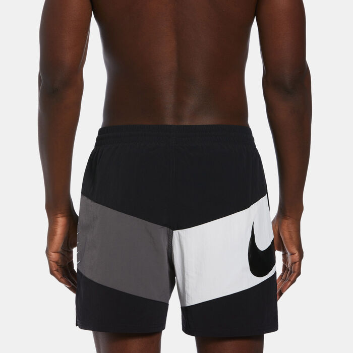 Nike Swim Men's Logo Swimming Shorts Black Nike Swim Men's Logo Swimming Shorts Black image number 1