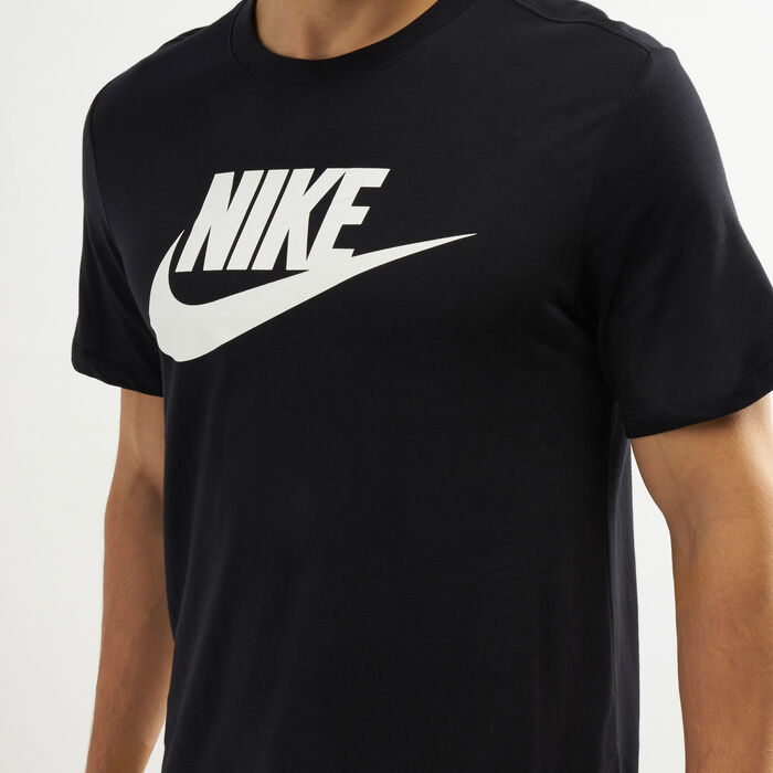 Nike Men's Sportswear Icon Futura T-Shirt Black image number 3