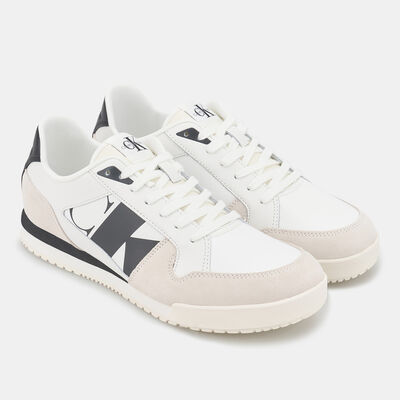 Calvin Klein Men's Low-Cut Leather Shoe White Calvin Klein Men's Low-Cut Leather Shoe White
