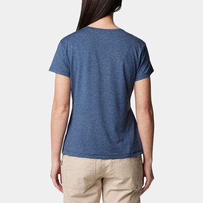 Columbia Women's Sloan Ridge Graphic T-Shirt Blue