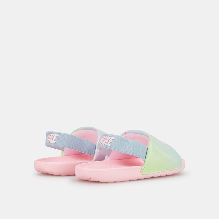 Nike Kids' Kawa SE Slides Green image number 2