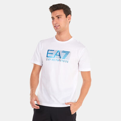 EA7 Emporio Armani Men's Train Visibility Pima T-Shirt White EA7 Emporio Armani Men's Train Visibility Pima T-Shirt White